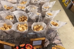 Caramel Popcorn Cornucopias