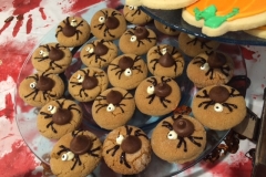 Halloween Peanut Butter Spider cookies
