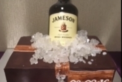 Whiskey Grooms cake