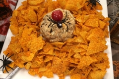 Halloween Cheddar Cheese ball