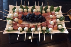 Watermelon-blackberry-Feta kabobs