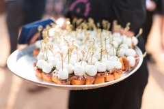 Gorgonzola-Prosciutto-Melon kabobs