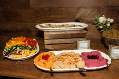3 flavor Hummus with Veggie tray